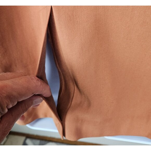 A New Day Women's Essential Blazer Double-Breasted Tan Size Small Business Chic - Picture 9 of 13